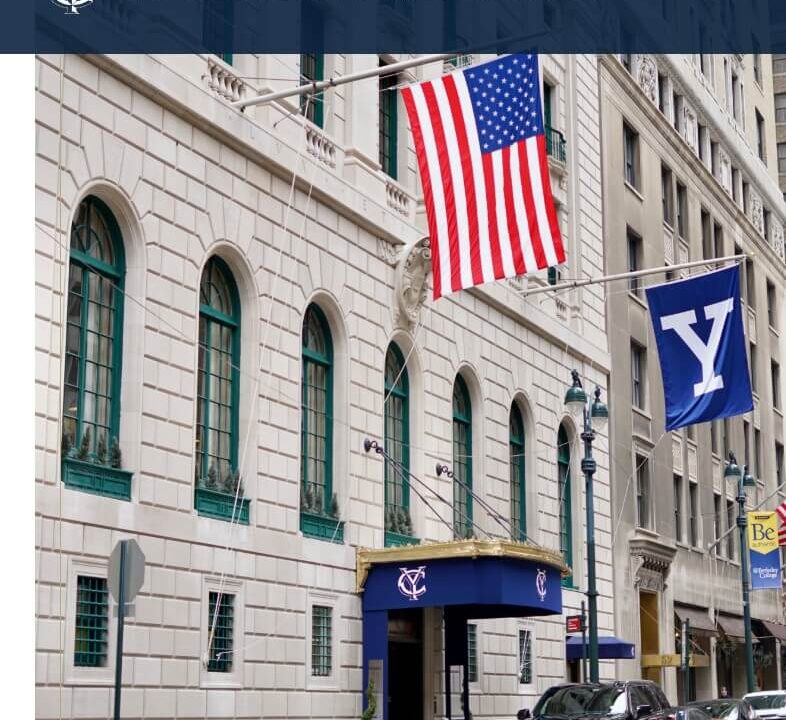 Exterior shot of Yale Club of New York